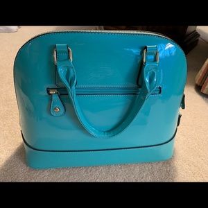 Blue purse with Handles